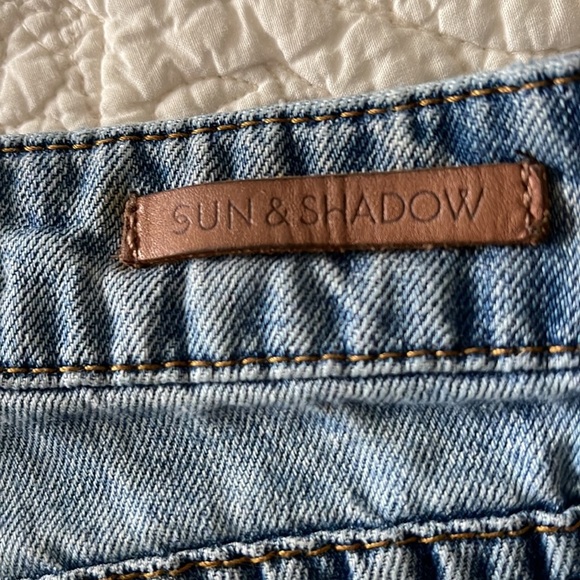 SUN & SHADOW Ripped High Rise Shorts - Picture 10 of 13